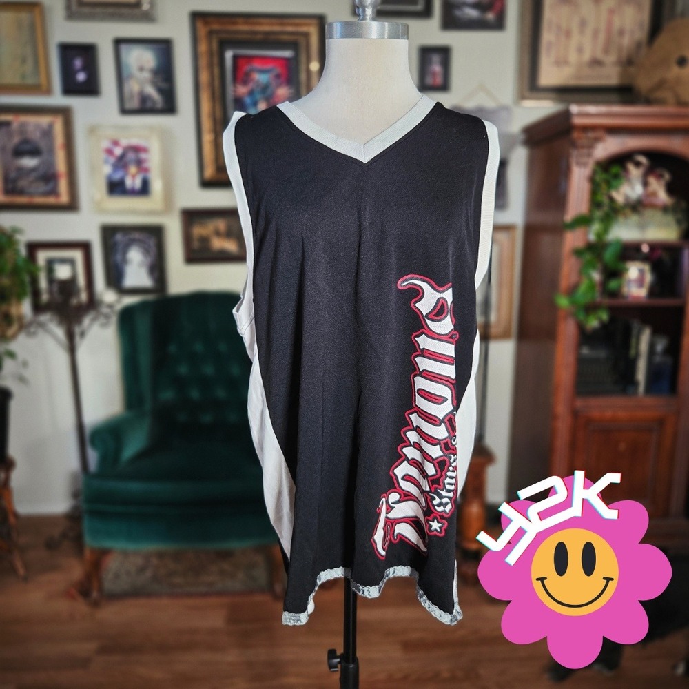 Vintage Y2K Travis Barker Famous Stars and Straps Basketball Jersey‎ Streetwear